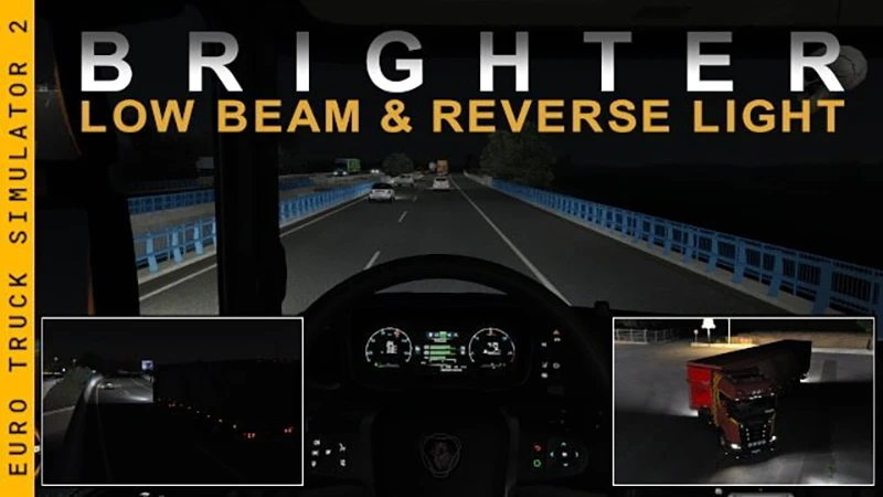 Brighter Low Beam & Reverse Lights v1.6