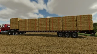 53' Dropdeck Trailer Autoload Bales v 2.0.1 thumbnail 6