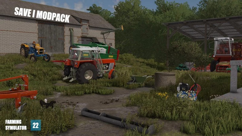 FS22 MEGA SAVE & MODPACK Połowa