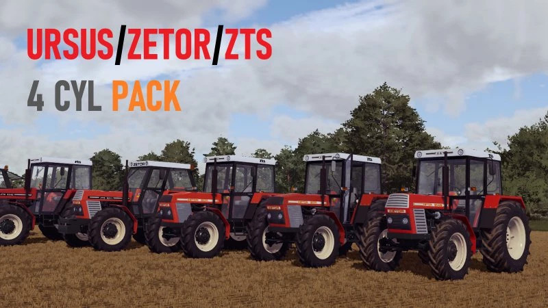 FS22 URSUS/ZETOR/ZTS 4 CYL PACK