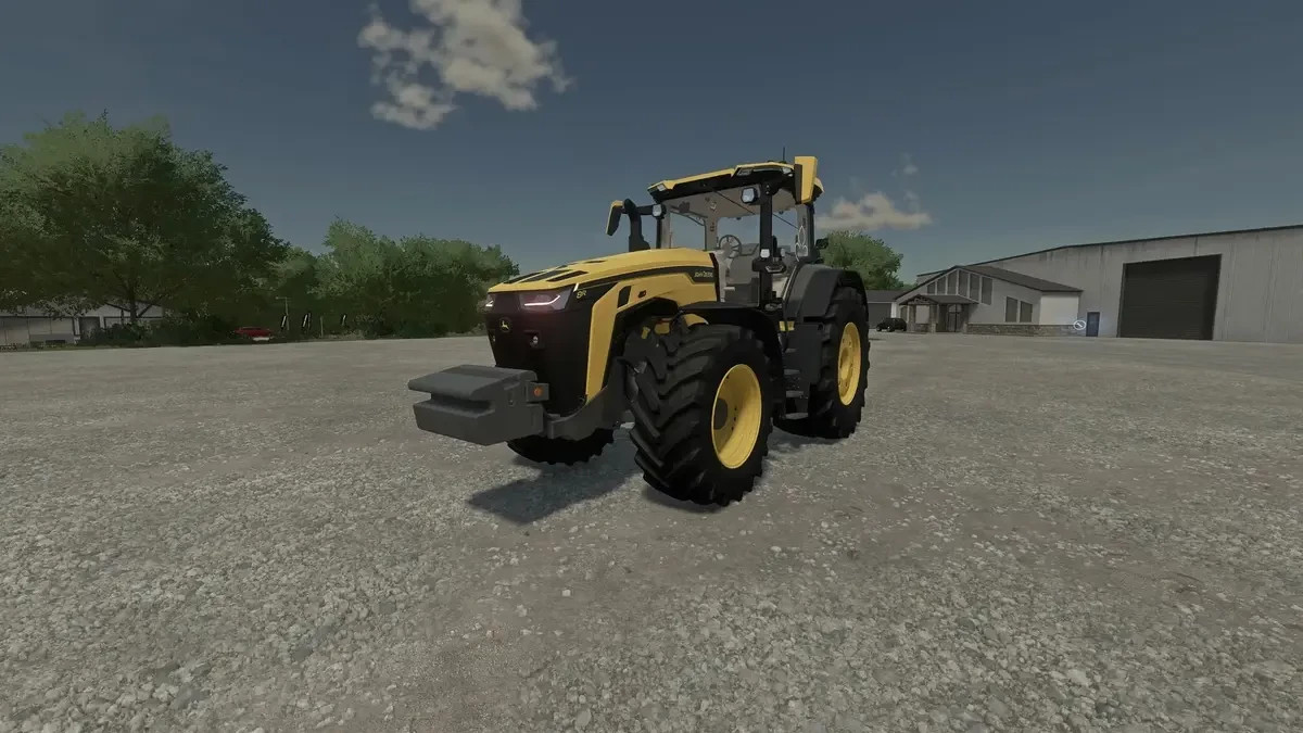 John Deere 8R Saatgut Plaussig