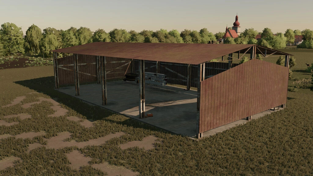 Old Rusty Shed 25x13m