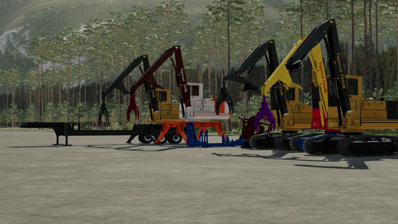 Tigercat 234b knuckle boom