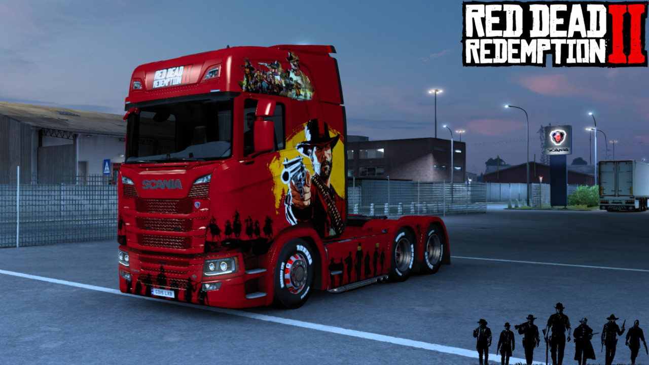 Scania Red Dead Redemption 2 Skin
