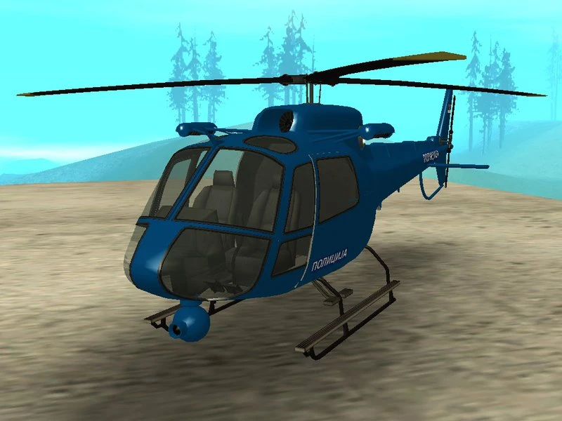 how to get a police helicopter in GTA San Andreas 