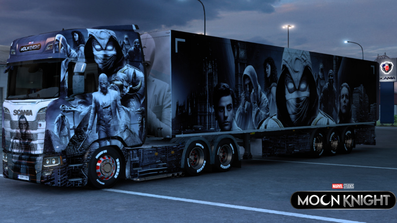 Scania Moon Knight Skin