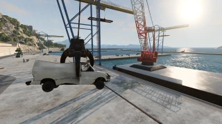 Floating Crane/Ferry beta2 - BeamNG.drive