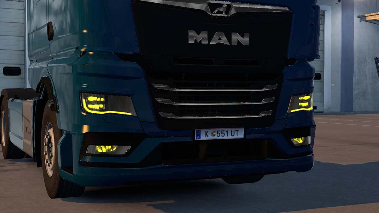 Man TGX 2020 Xenon Headlights