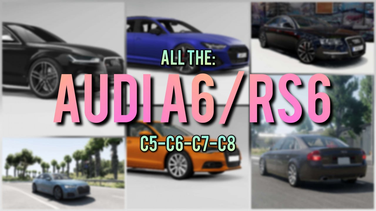 Audi A6 - RS6 Pack. C5,C6,C7,C8. Sedan and Avant