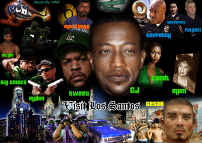 The Real GTA: San Andreas Collage