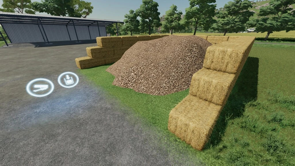 Bale Bunker For Sugarbeet