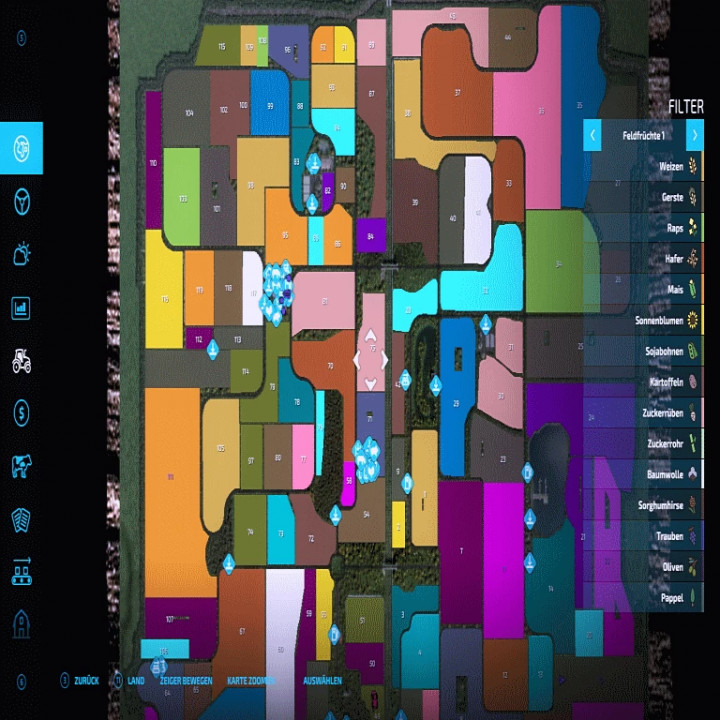Bergland Map
