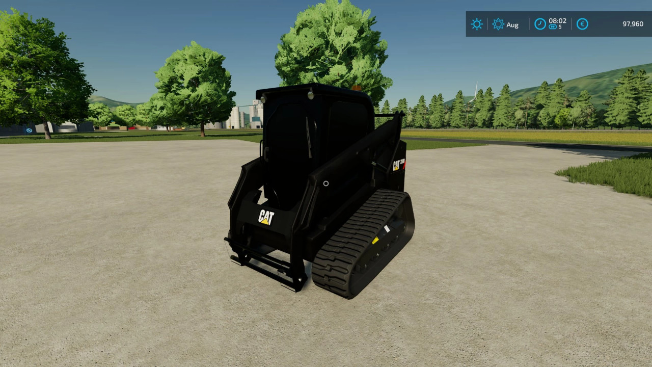 Cat 259D Black out