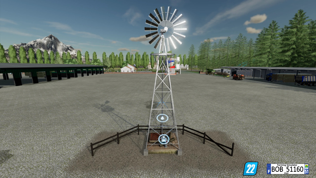 FS22 American Wind Turbine By BOB51160