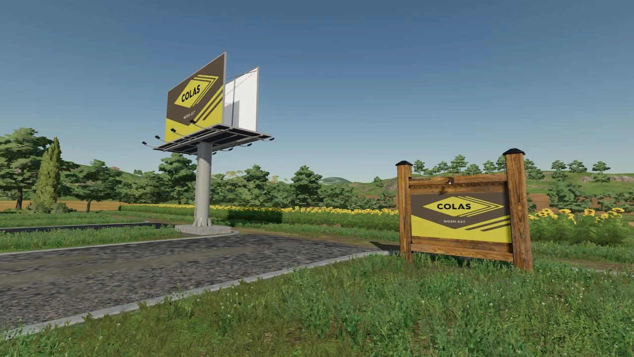Large Colas Advertising Panel