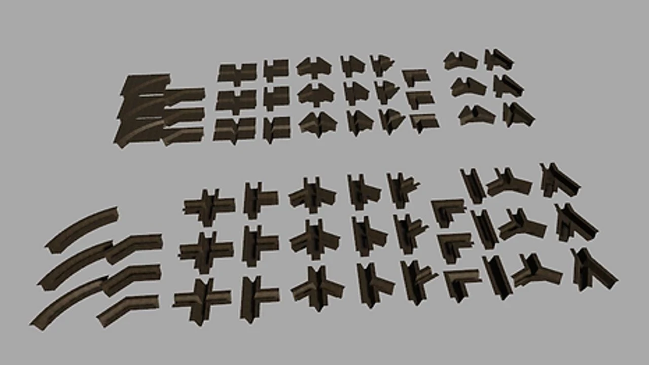 Pack of Flat Bottom Trenches BETA v 1.0