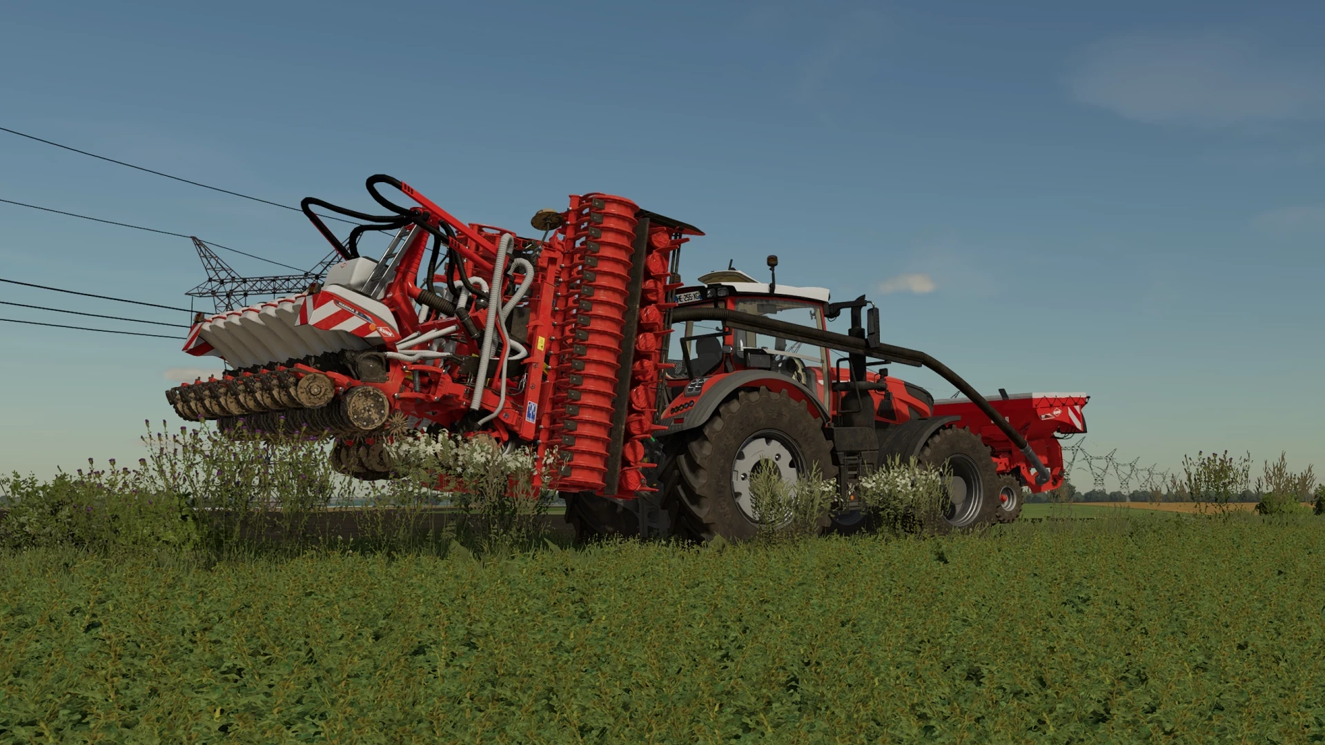 Power Harrow 6m + rear attacher v 1.0 - FS 22