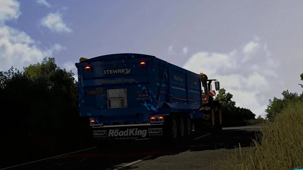 Stewart tri axle trailer