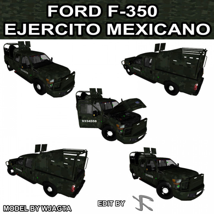 Ford F-350 Ejercito Mexicano
