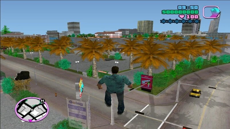 GTA 5: Gameplay com mod de Vice City