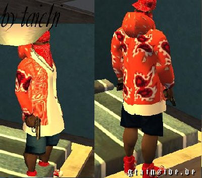 Bandana Hoody Red