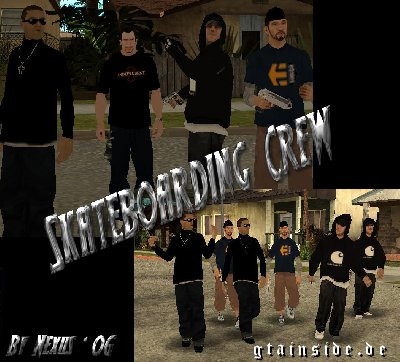 Skateboarding Crew