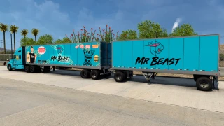Mr Beast Burguer T680 SKIN + TRAILER SKIN PACK X thumbnail 8
