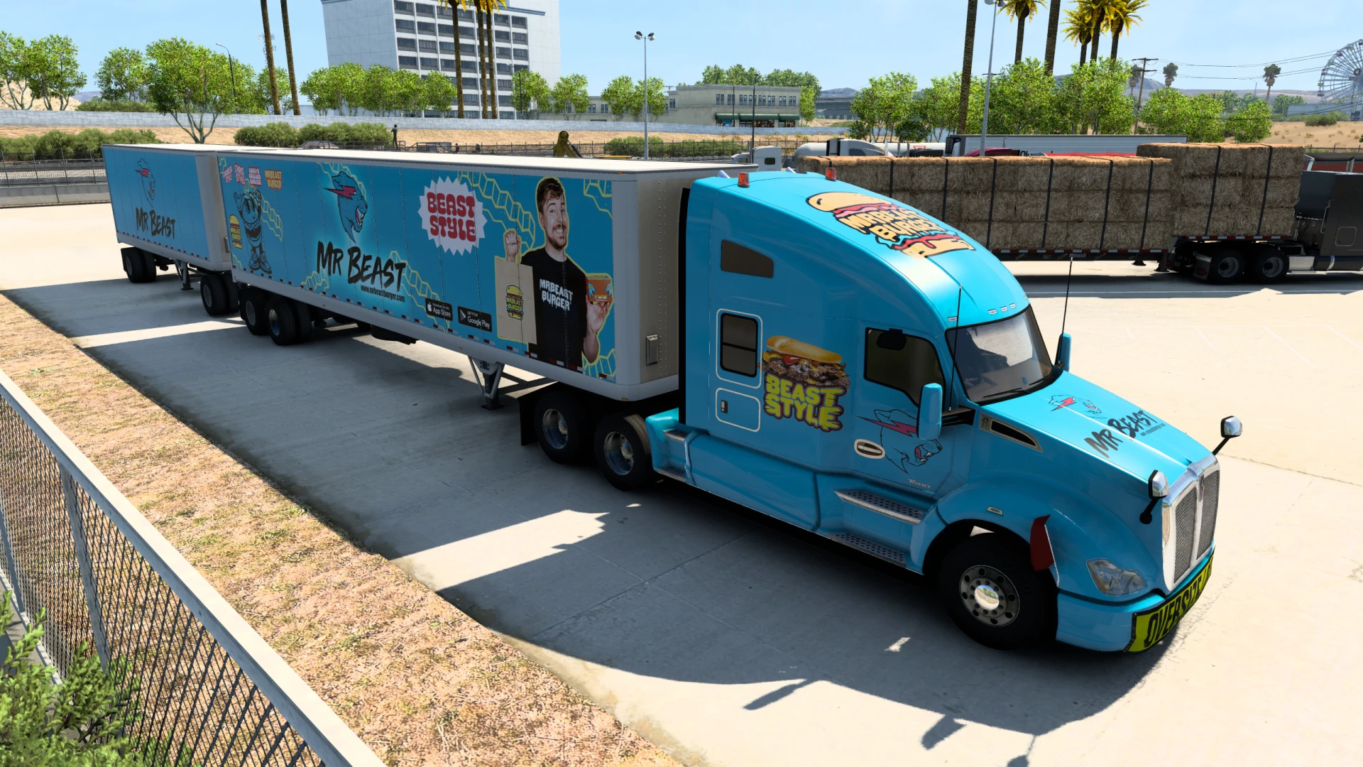 Mr Beast Burguer T680 SKIN + TRAILER SKIN PACK X