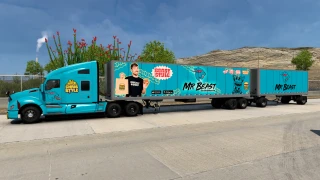 Mr Beast Burguer T680 SKIN + TRAILER SKIN PACK X thumbnail 11