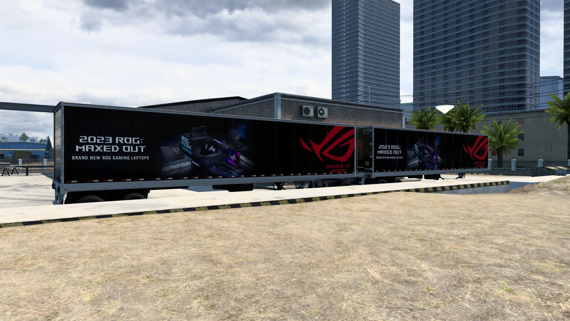 Asus Rog Trailer Skin x