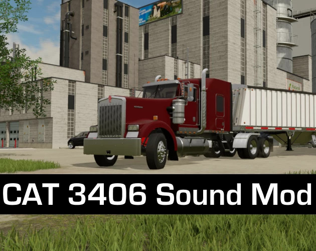 FS22 CAT 3406 Sound Mod