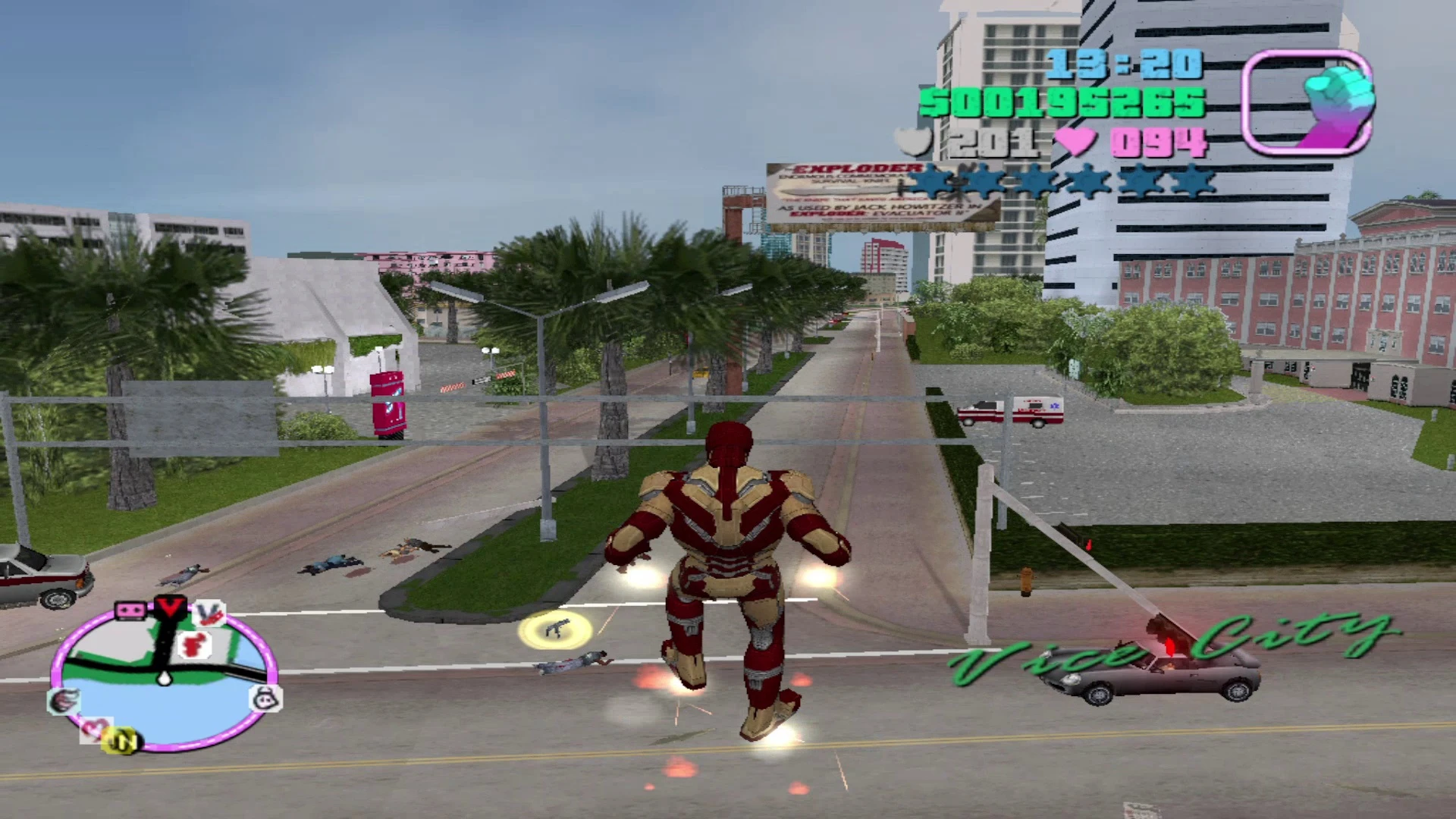 Iron Man Mod (Copy Paste Installation) 2 - GTA: Vice City