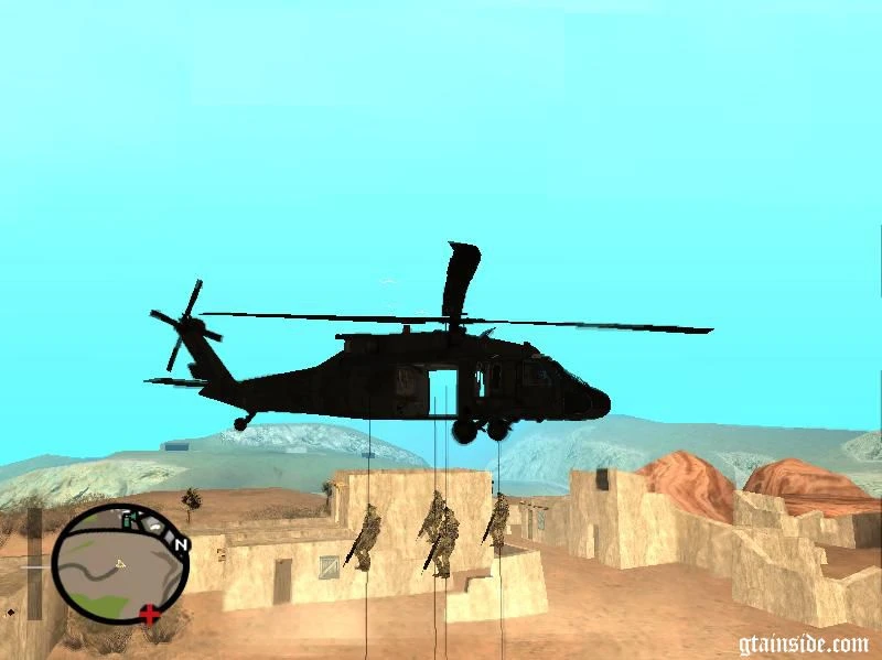 Black Hawk Passenger v 2 - GTA: SA
