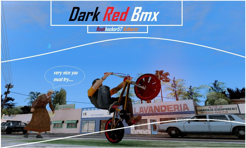 Dark Red BMX
