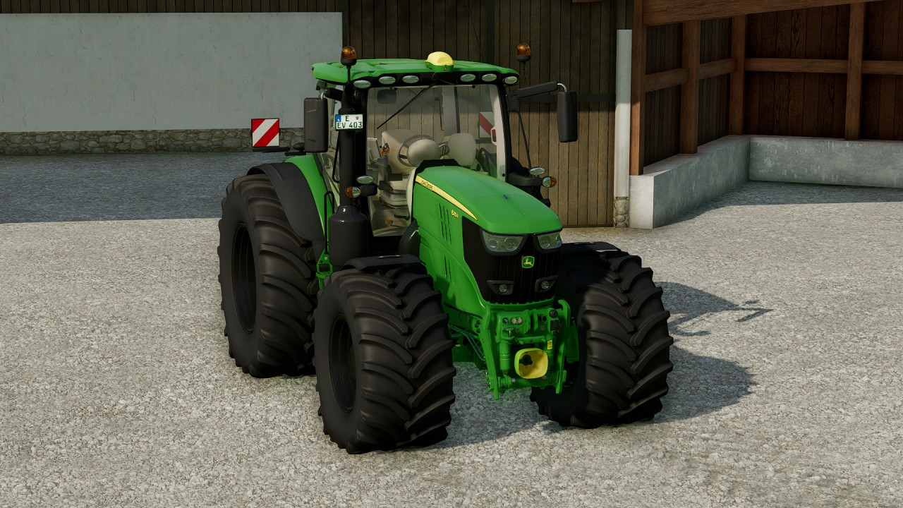 John Deere 6R Wide Wheels