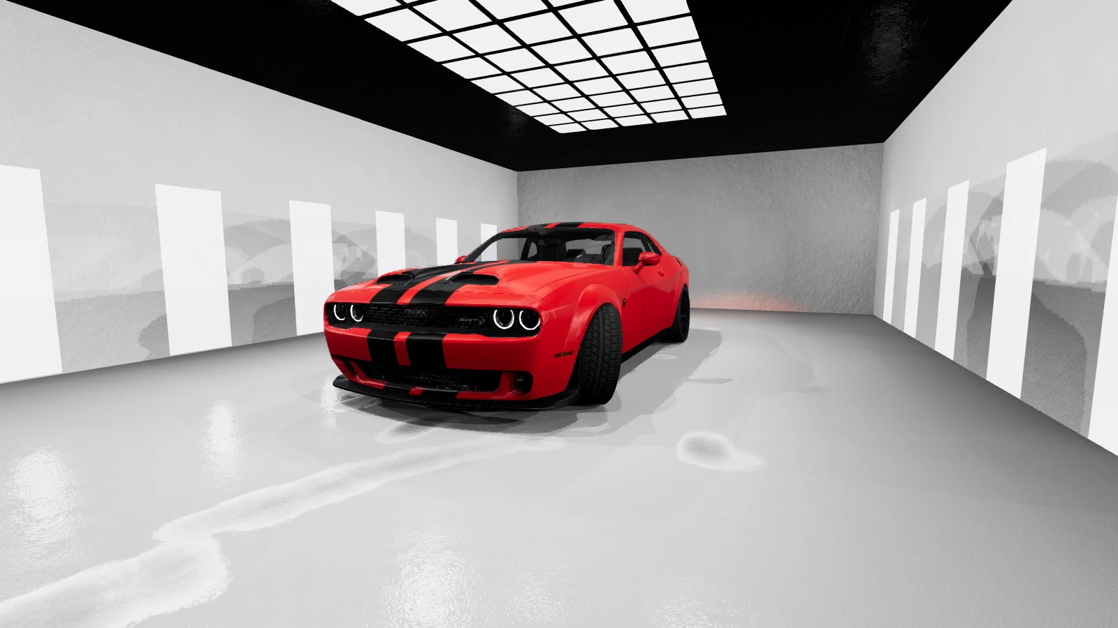 ZL1 Addons 2015-2021 Dodge Challenger Rear Diffuser - TechnaKits