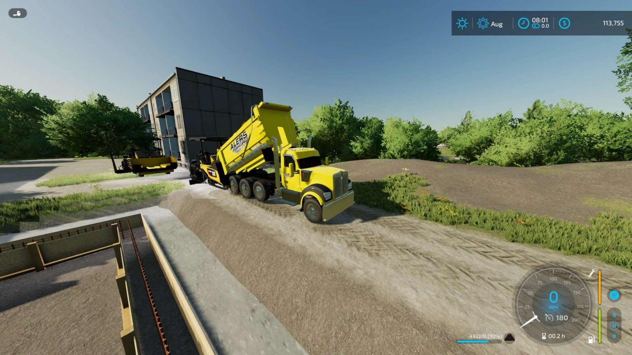 Alers Hauling Kenworth W990 dump truck