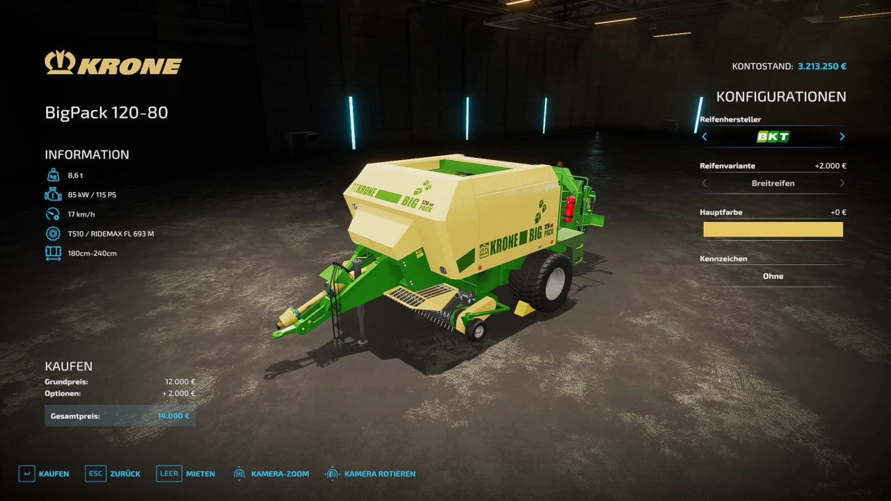 Krone BigPack 120-80 TwinAddon