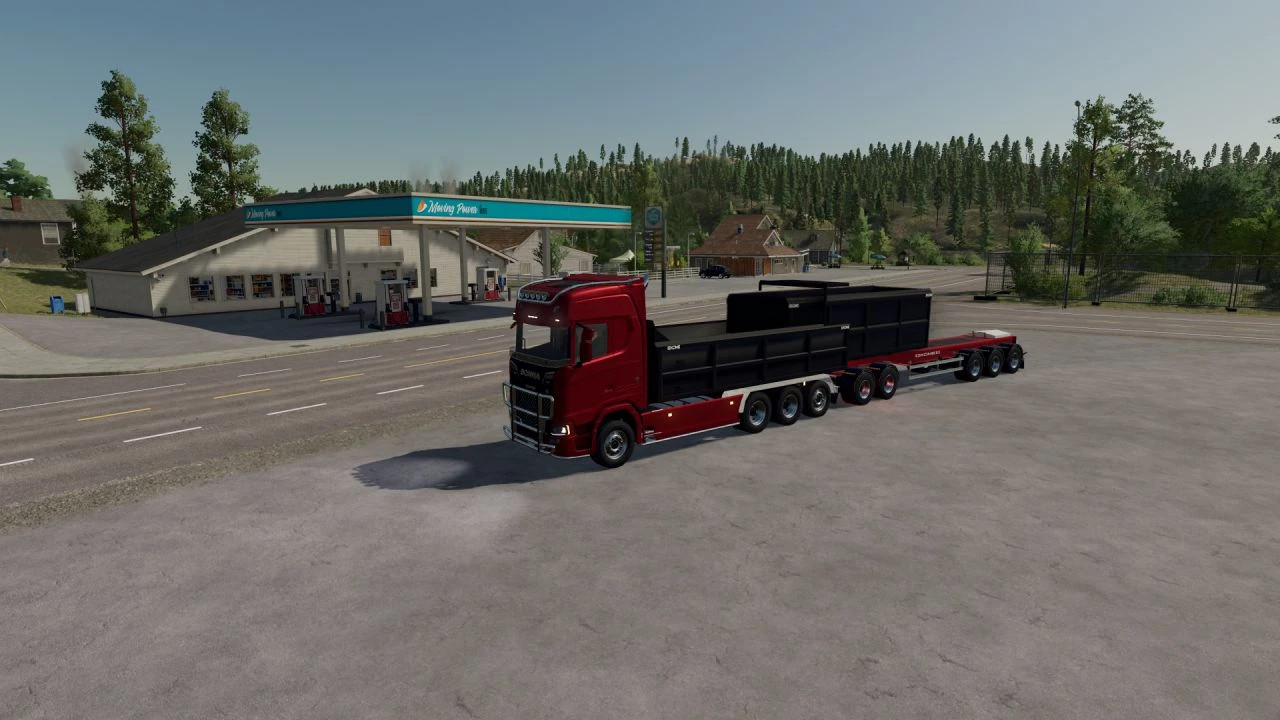 Scania Cassette tipper truck