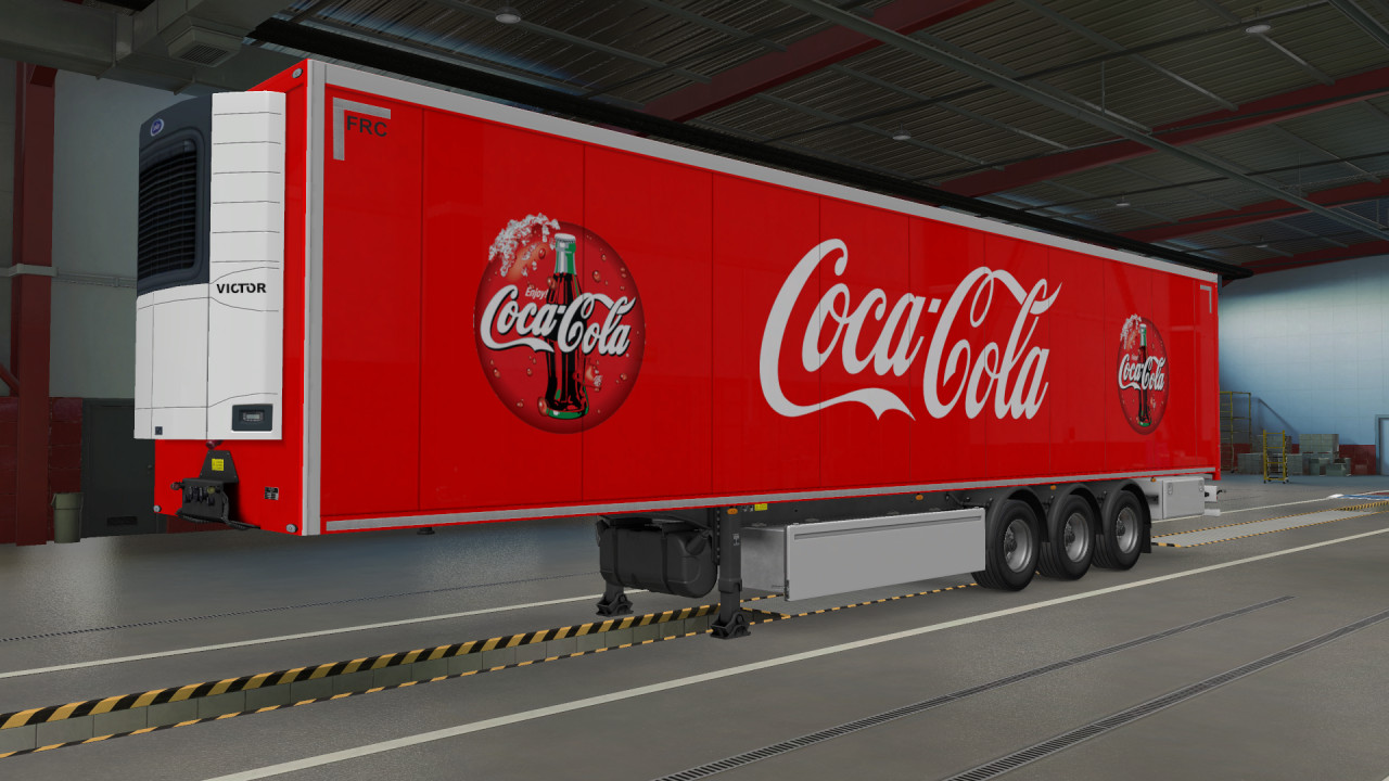 Coca Cola Trailer Skin