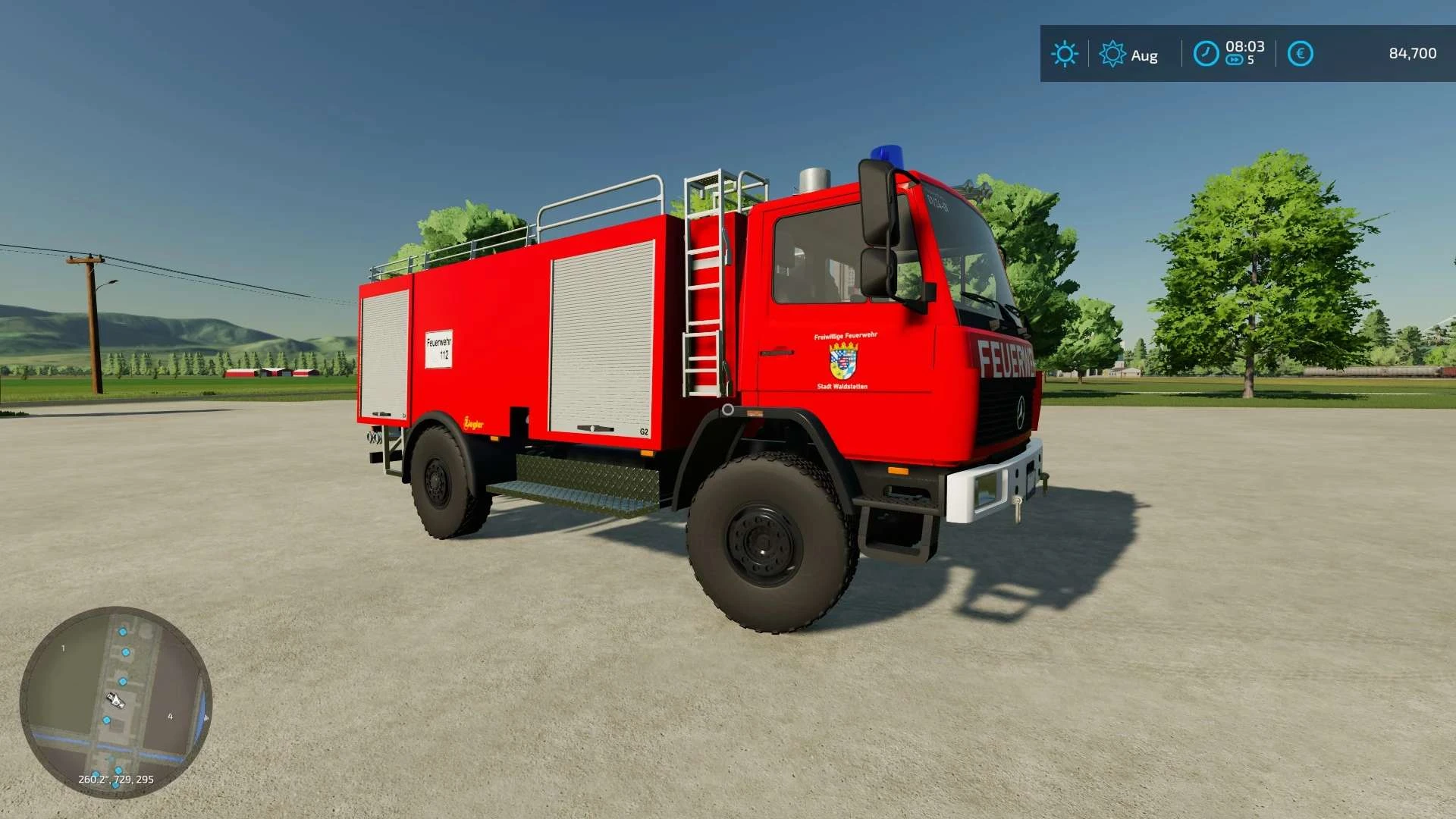 Mercedes Benz LK 1124 AFE Ziegler TLF 16/45 1.0 - FS 22