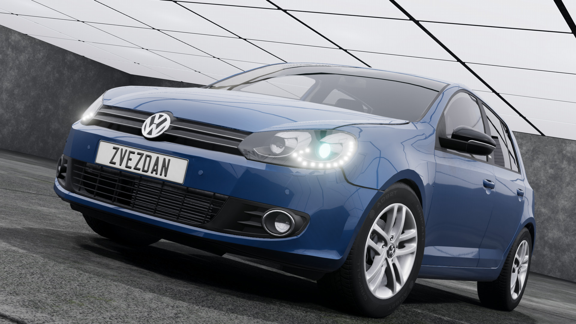 Volkswagen Golf 1200 сил