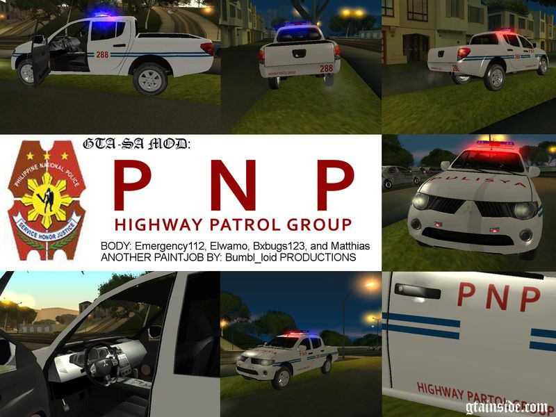 Mitsubishi Strada Philippine National Police - HPG