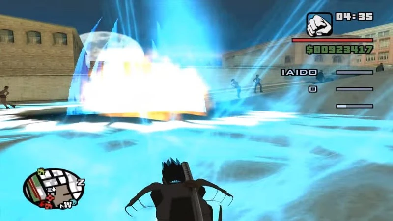 Chidori's Beta v 2 Cleo Mod Jutsus - GTA: SA