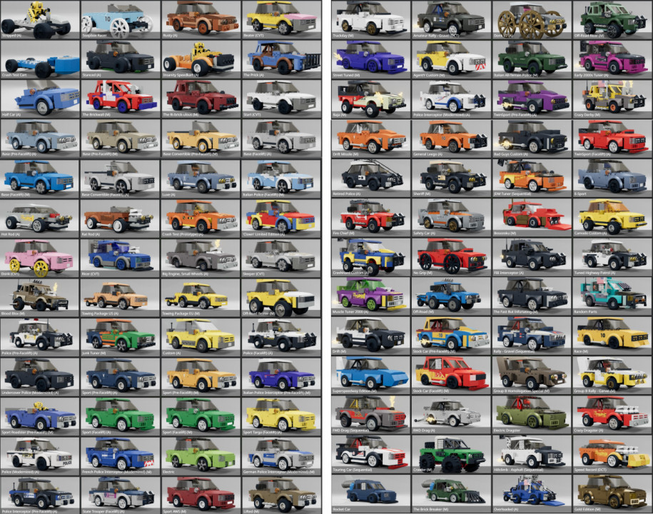 LEGO Brick Car