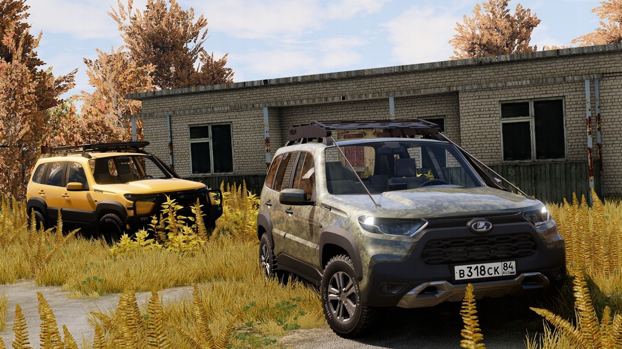 Beamng нива