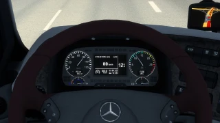 Mercedes Actros MP3 Improved Dashboard v1.0 thumbnail 3