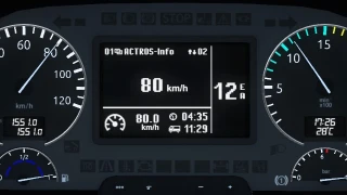 Mercedes Actros MP3 Improved Dashboard v1.0 thumbnail 5