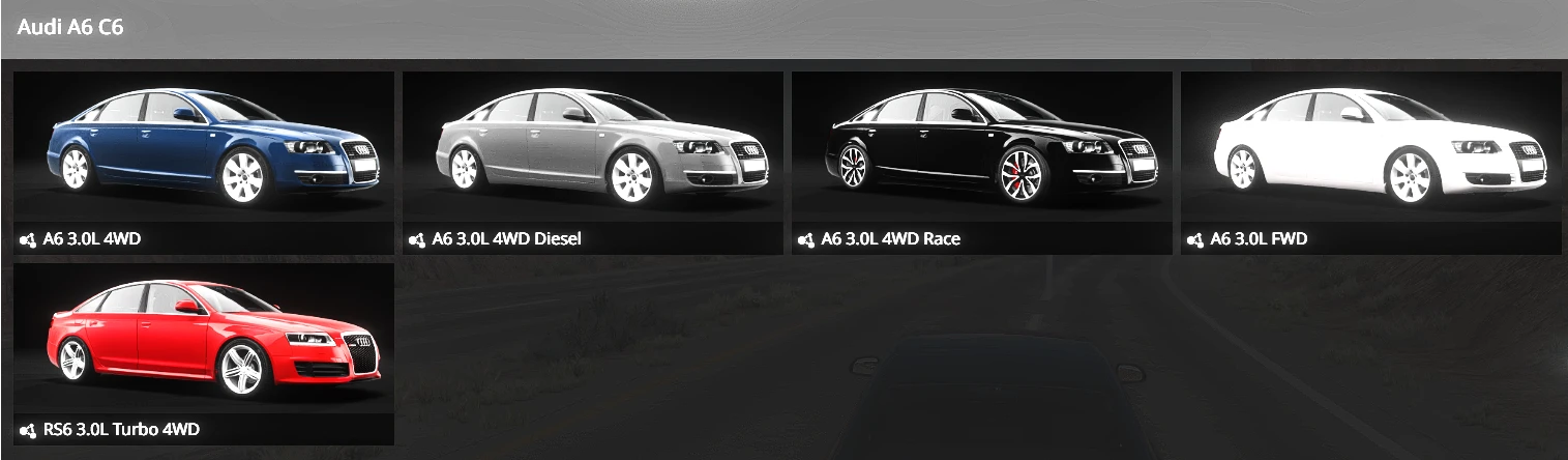 Audi A6 C6 New Version 1.1 - BeamNG.drive