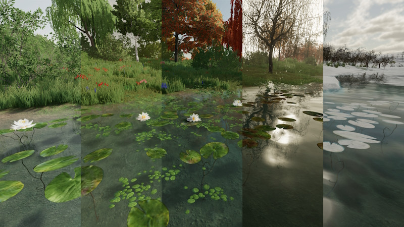 Water Lilies Mix